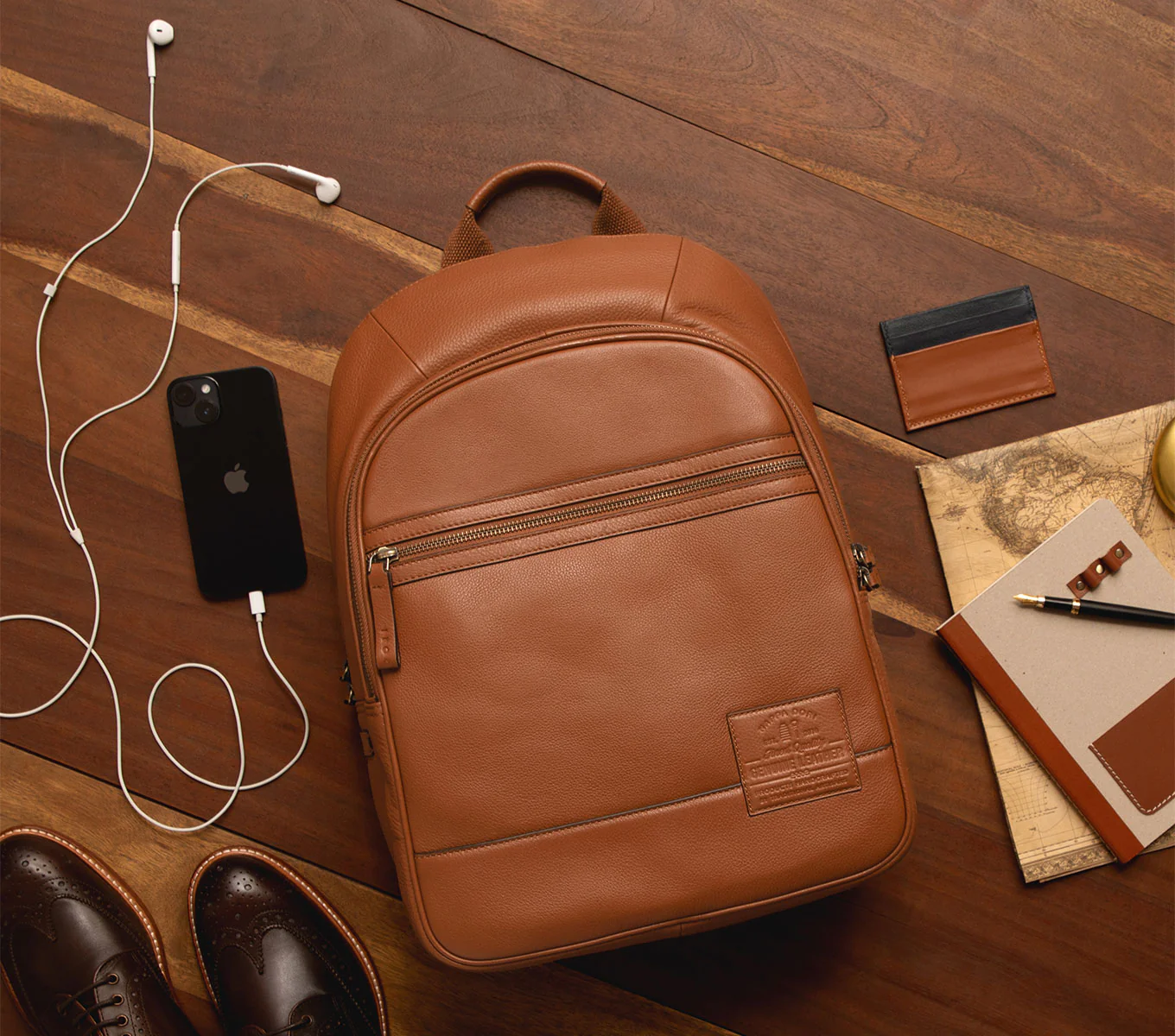 ALPS BACKPACK LEATHER 15 INCH - Image 56