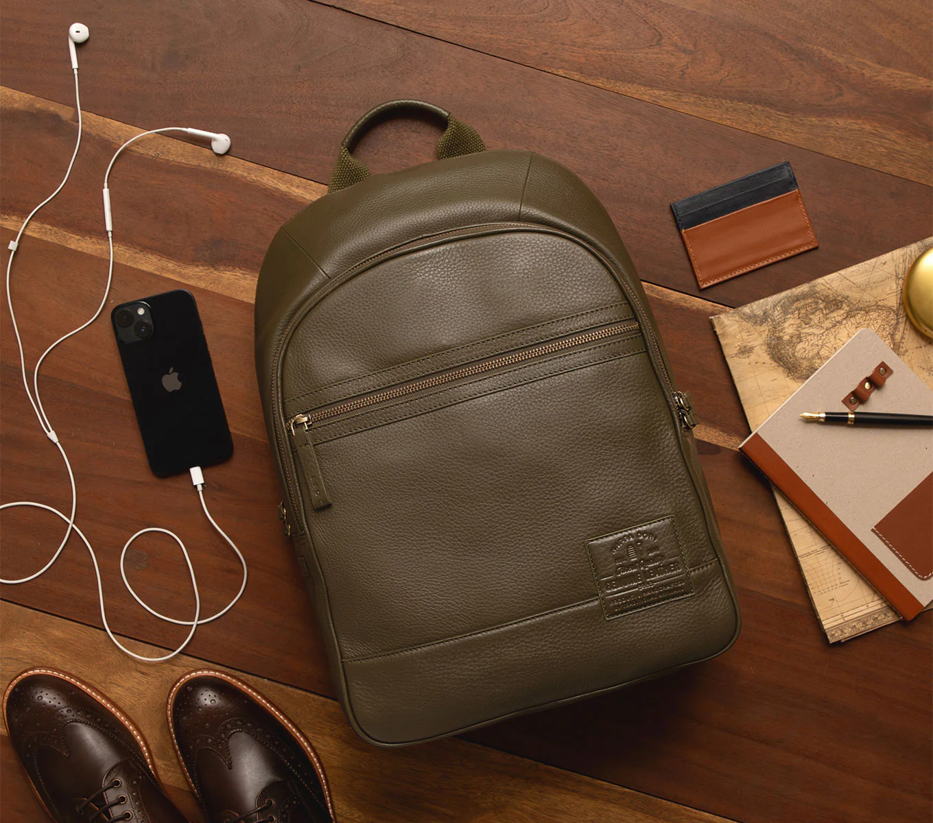 ALPS BACKPACK LEATHER 15 INCH - Image 58