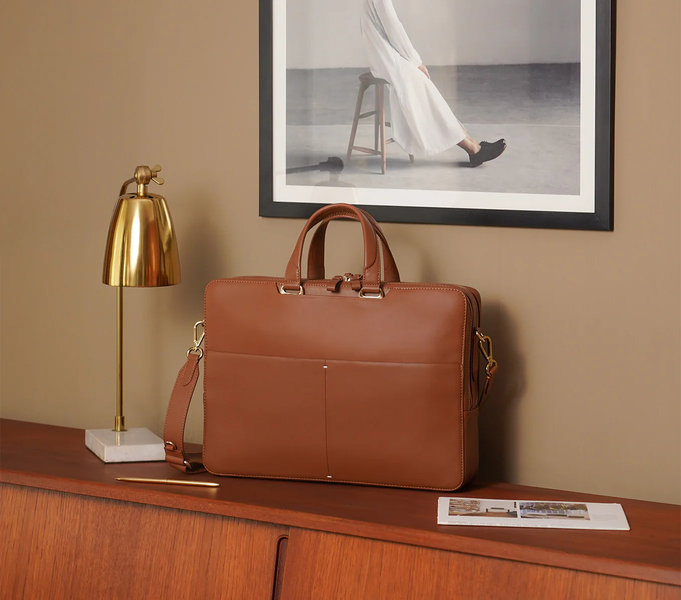 CAMDEN TWIN WORKCASE LAPTOP BAG 16 INCH