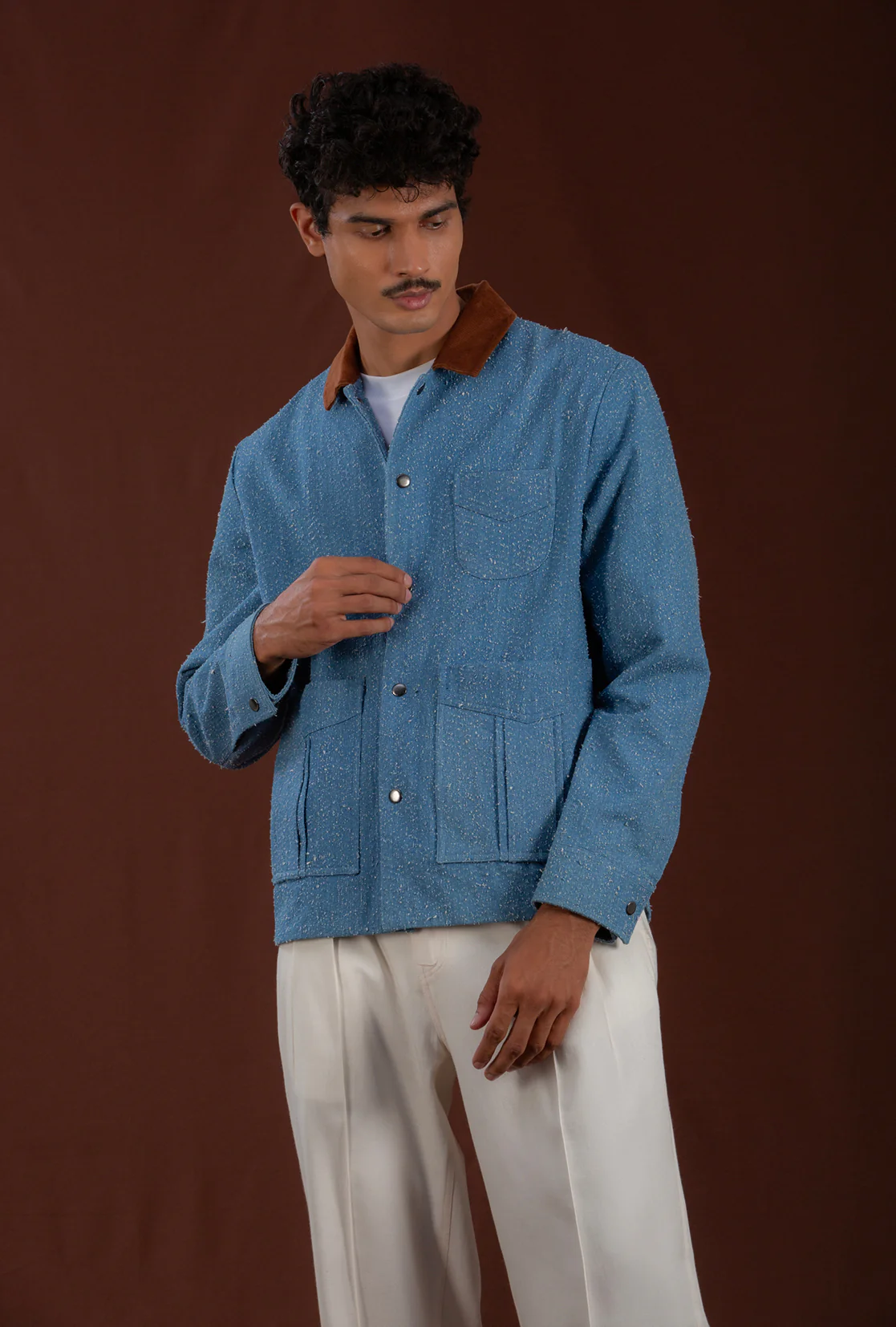 COVE SLUB DENIM JACKET - Image 4
