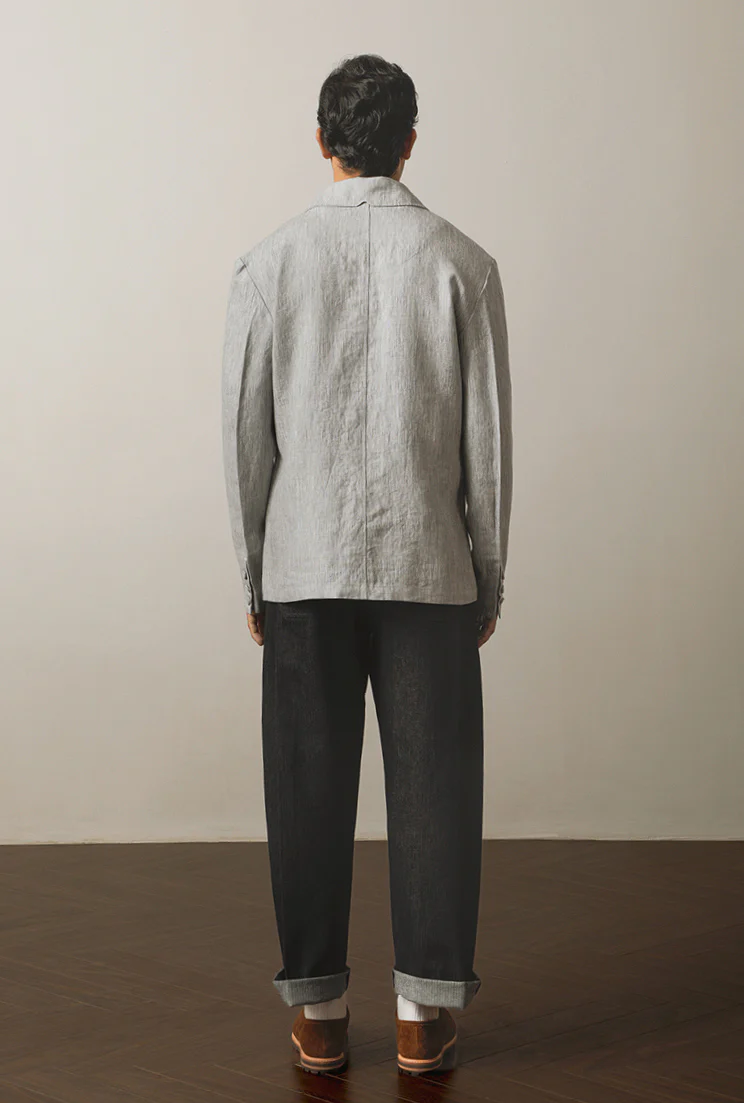 Curtis Chore Coat- Linen - Image 3