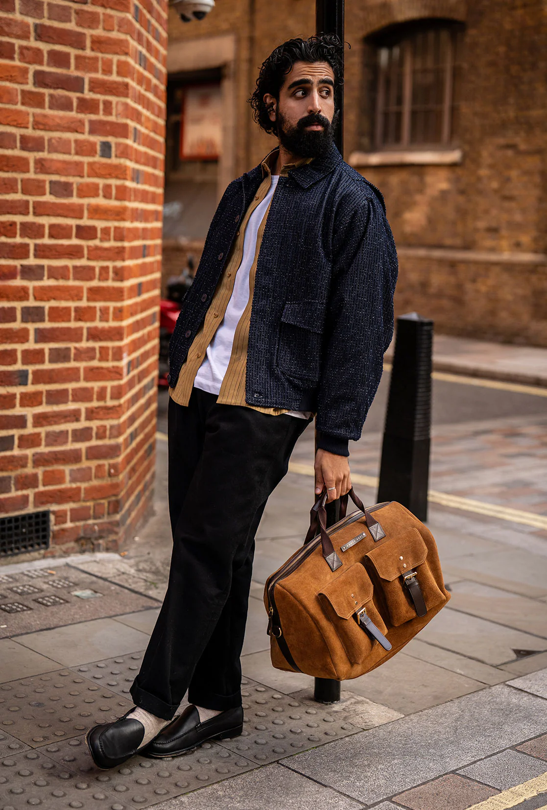 DRIFT DENIM BOMBER JACKET - Image 10