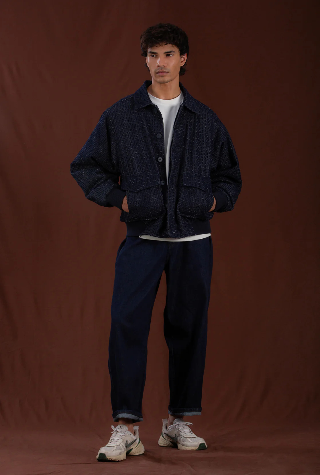 DRIFT DENIM BOMBER JACKET - Image 4