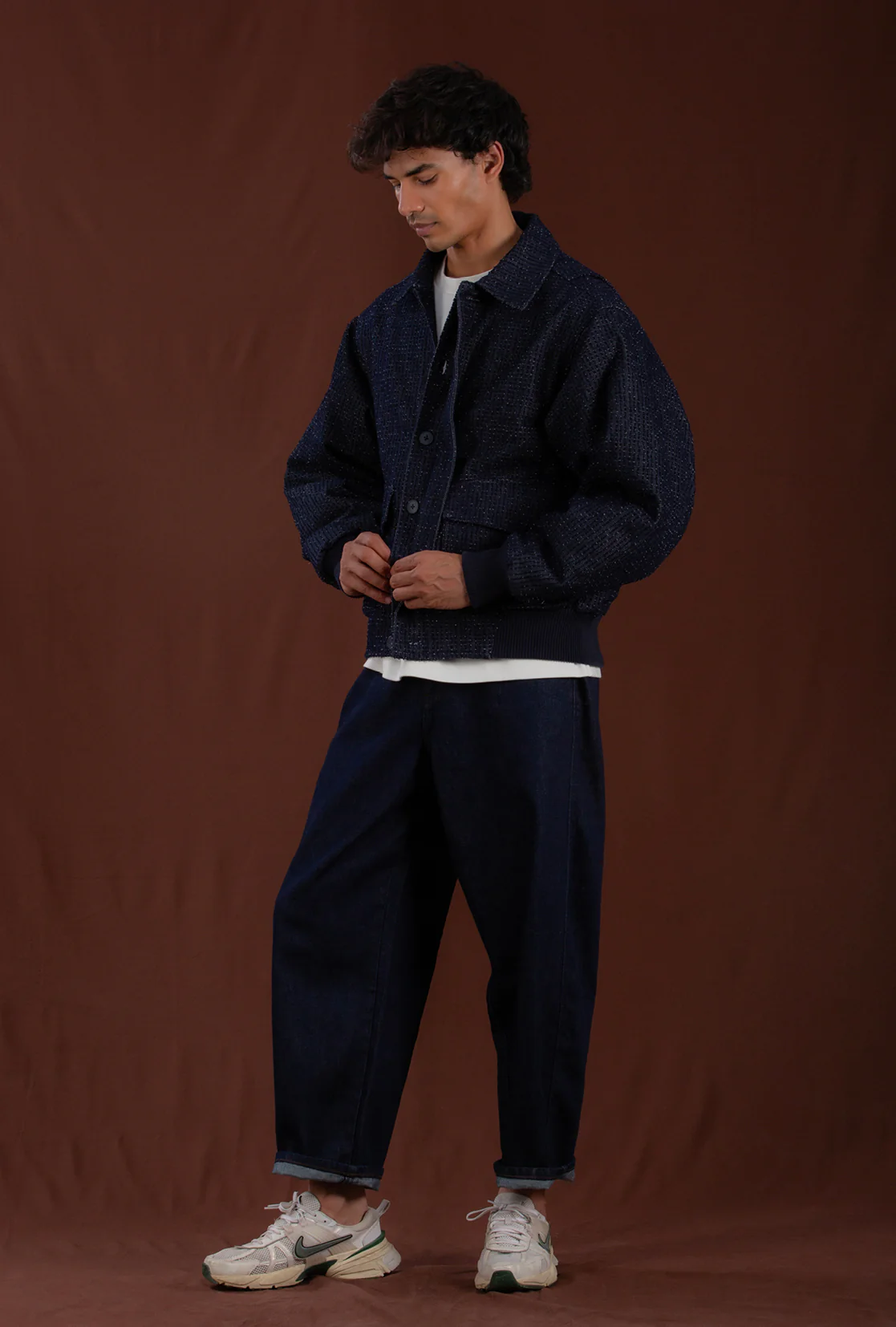DRIFT DENIM BOMBER JACKET - Image 5