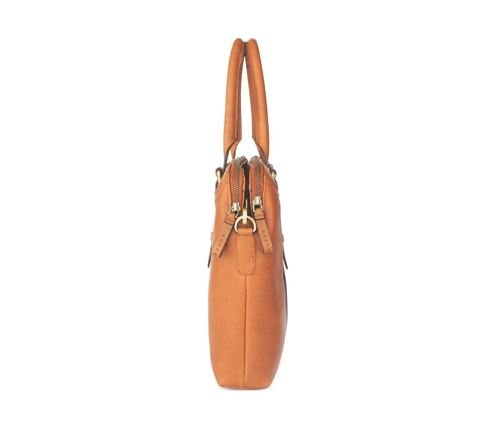 DUAL ZIP LAPTOP BAG LEATHER 15 INCH - Image 11