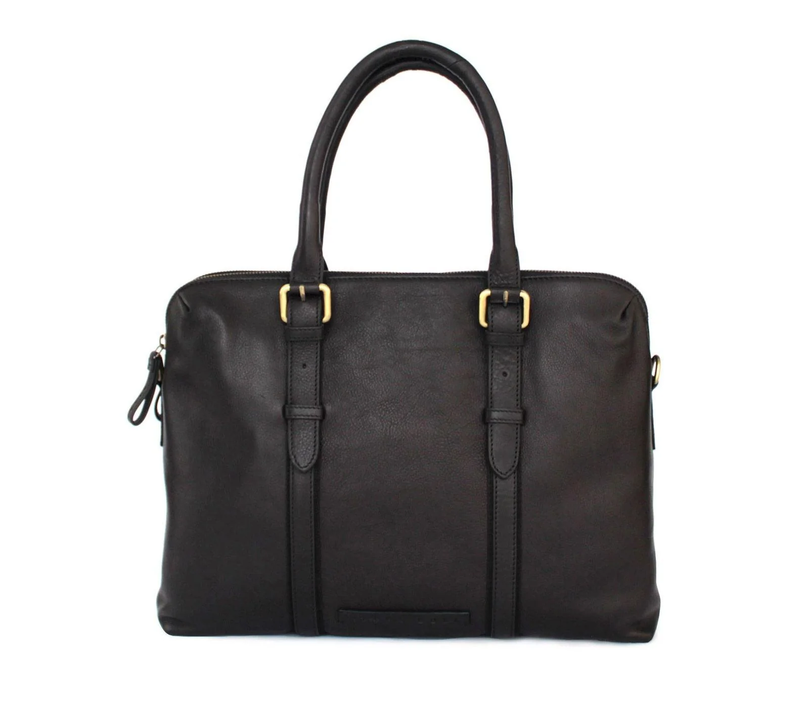 DUAL ZIP LAPTOP BAG LEATHER 15 INCH - Image 15