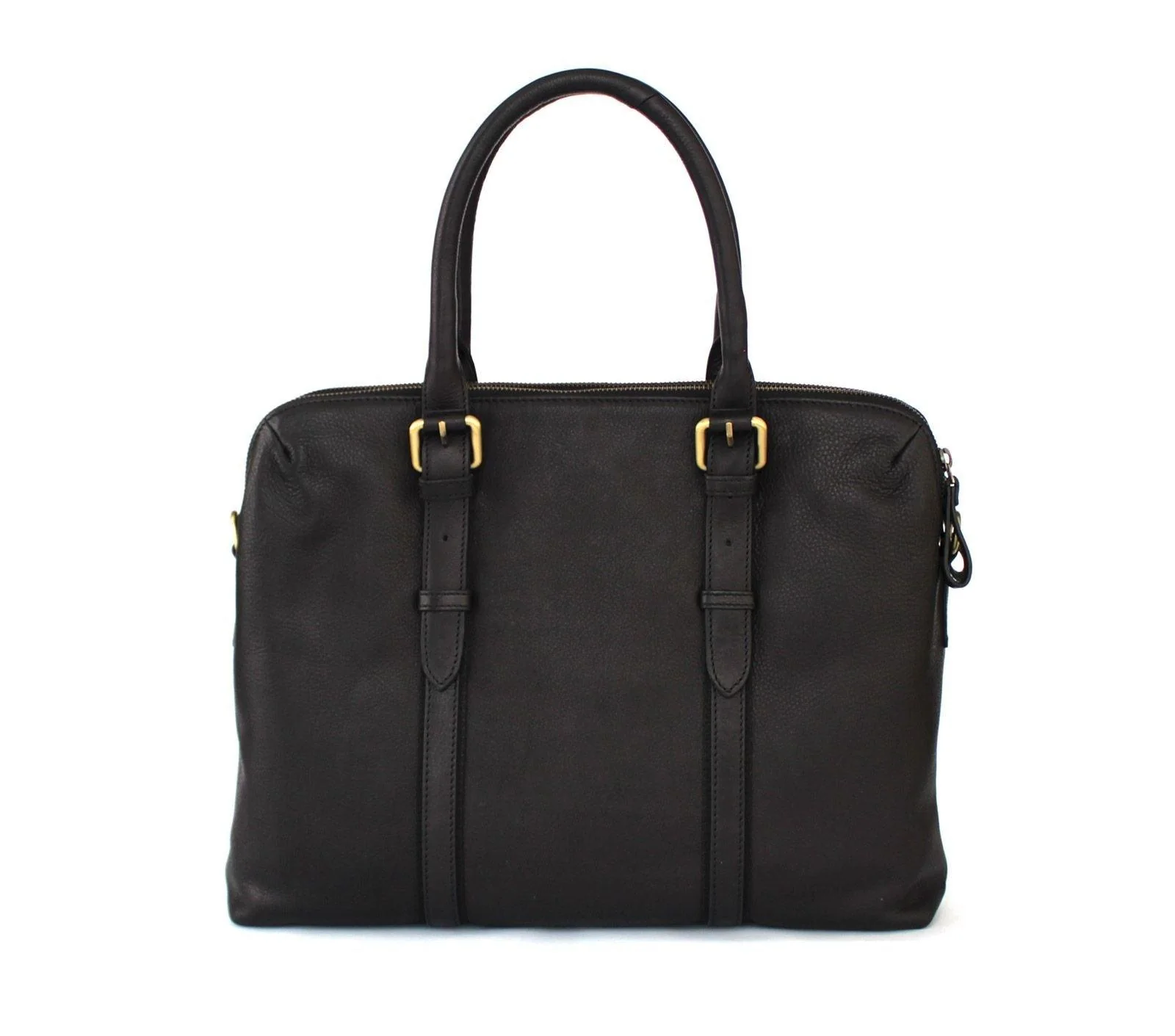 DUAL ZIP LAPTOP BAG LEATHER 15 INCH - Image 17