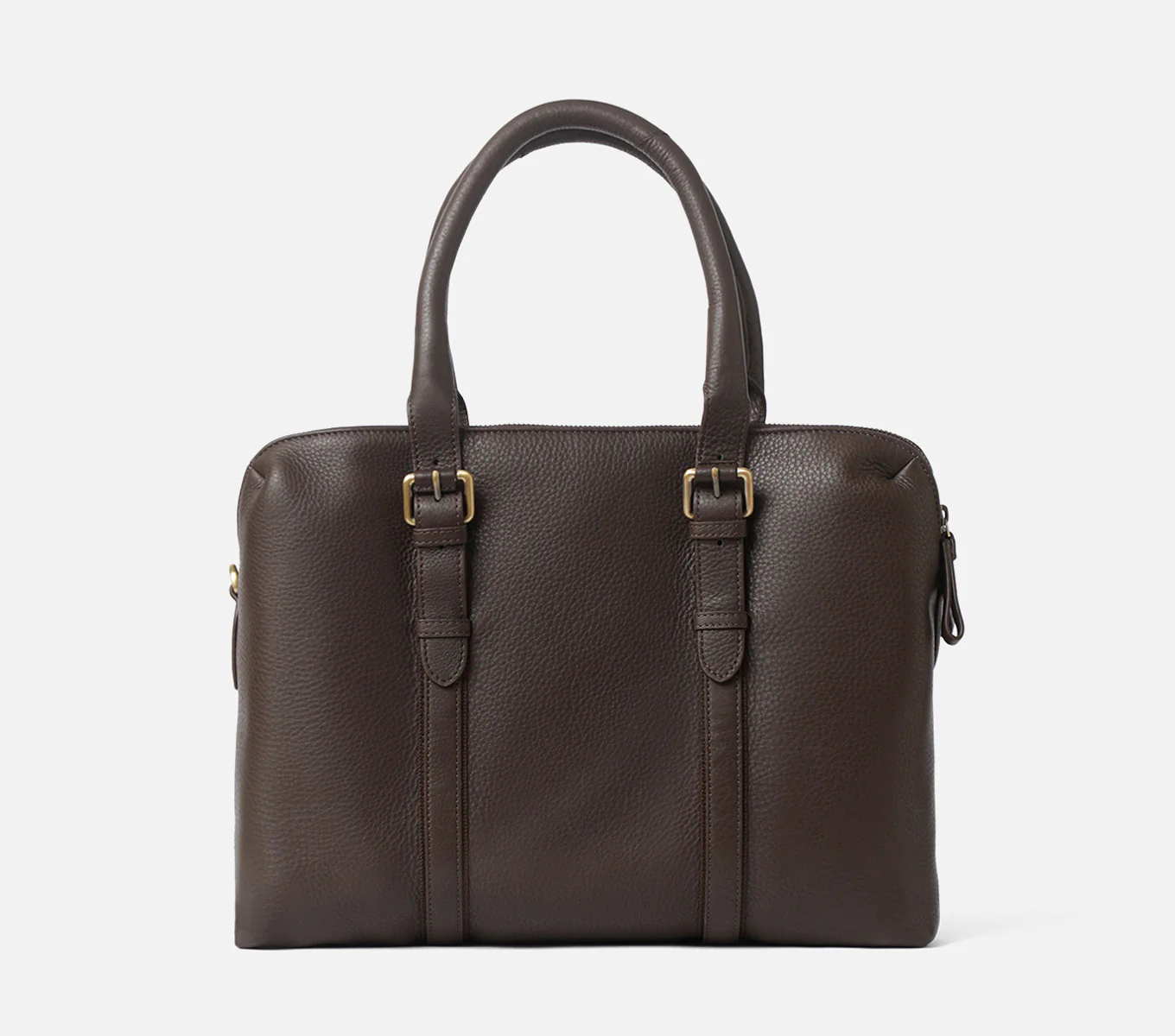 DUAL ZIP LAPTOP BAG LEATHER 15 INCH - Image 23