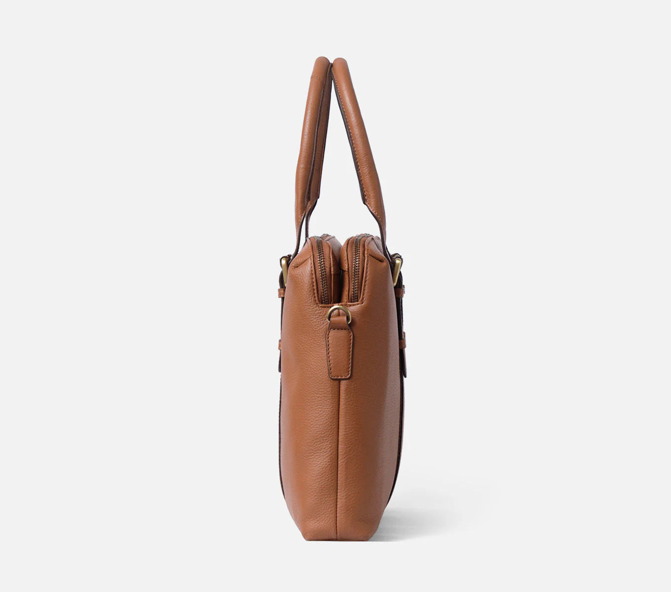 DUAL ZIP LAPTOP BAG LEATHER 15 INCH - Image 25