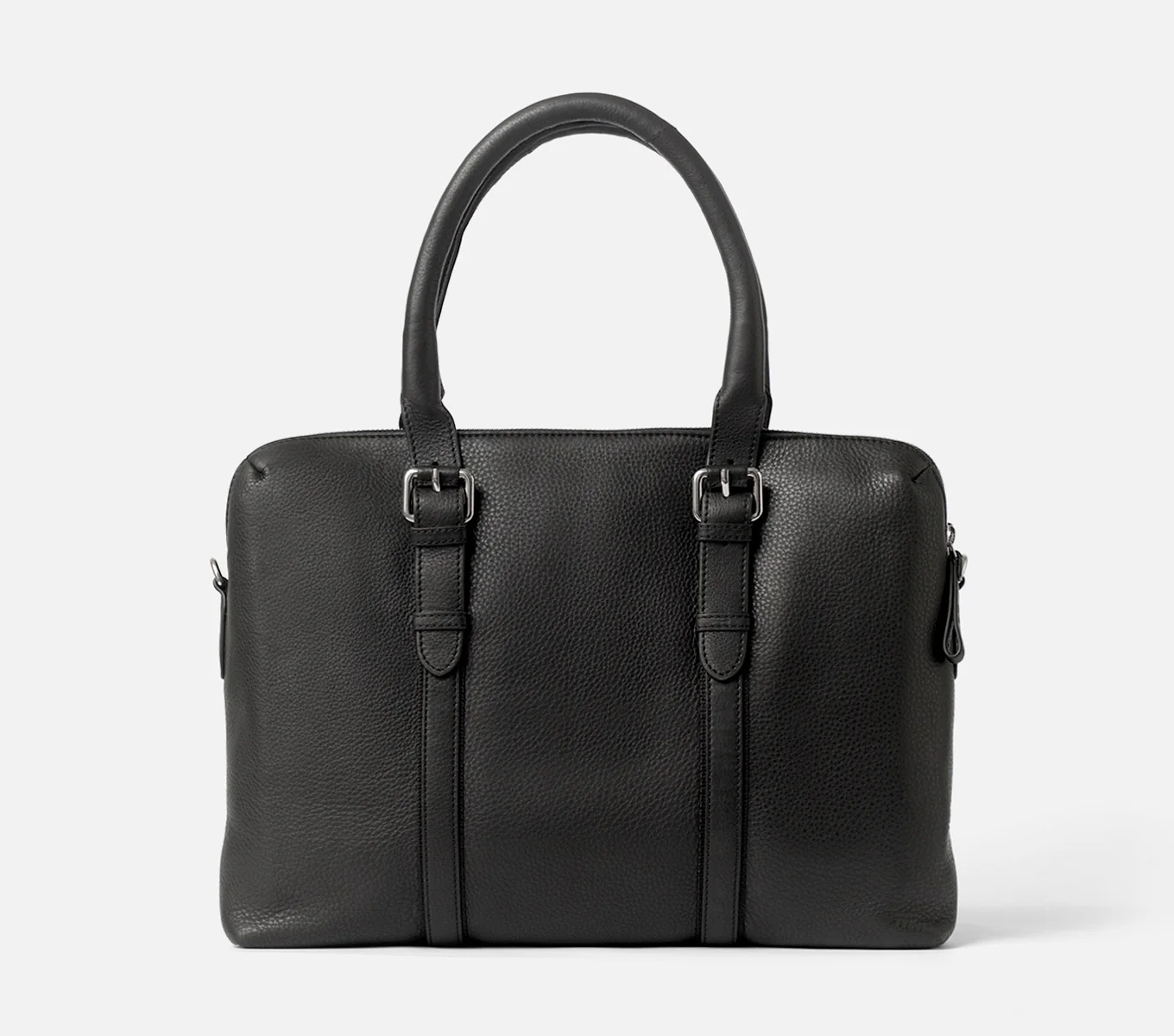 DUAL ZIP LAPTOP BAG LEATHER 15 INCH - Image 32