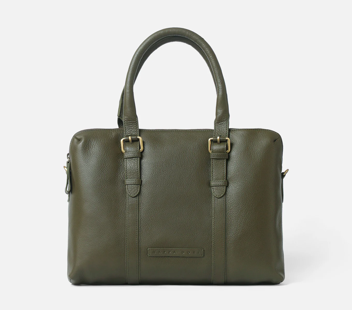 DUAL ZIP LAPTOP BAG LEATHER 15 INCH - Image 39