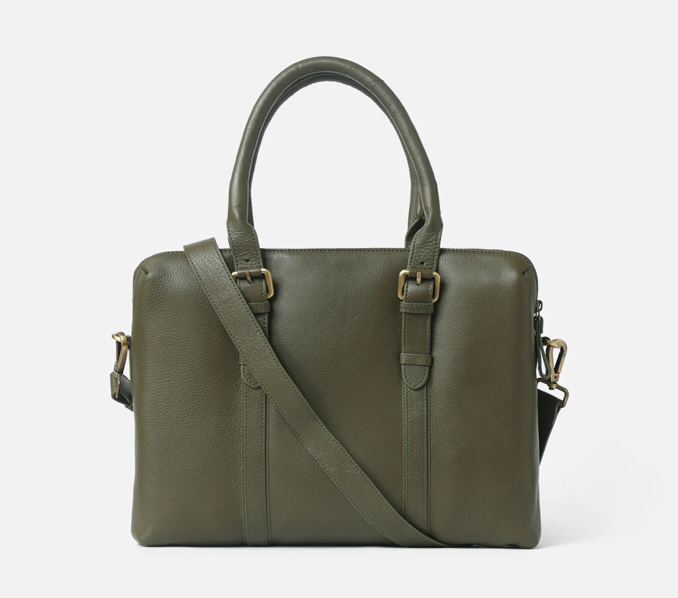 DUAL ZIP LAPTOP BAG LEATHER 15 INCH - Image 40