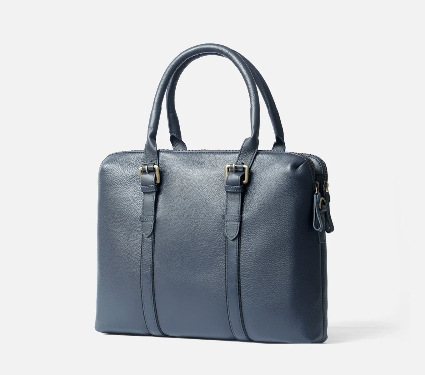 DUAL ZIP LAPTOP BAG LEATHER 15 INCH - Image 42