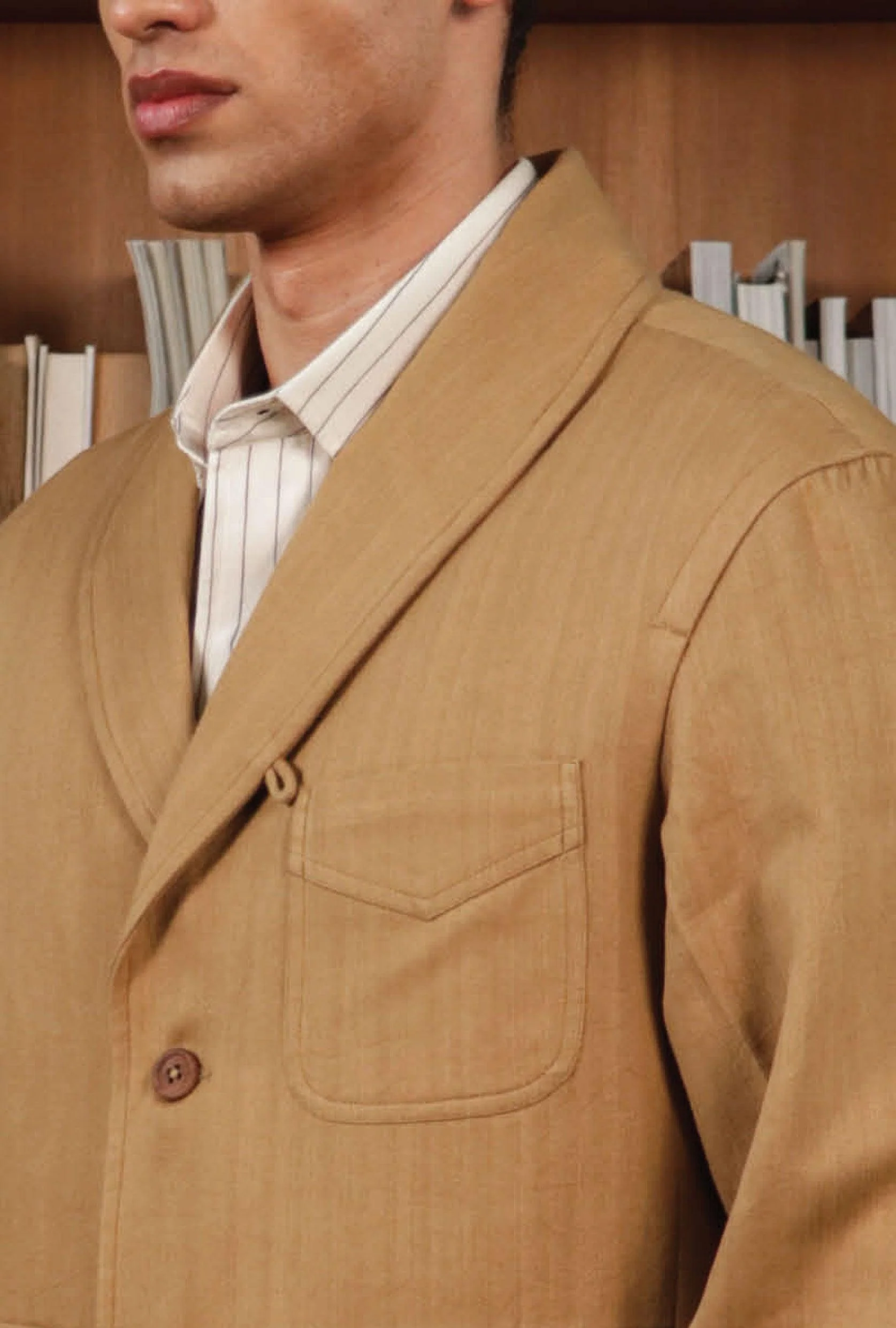 HALFORD SHAWL COLLAR BLAZER - Image 3