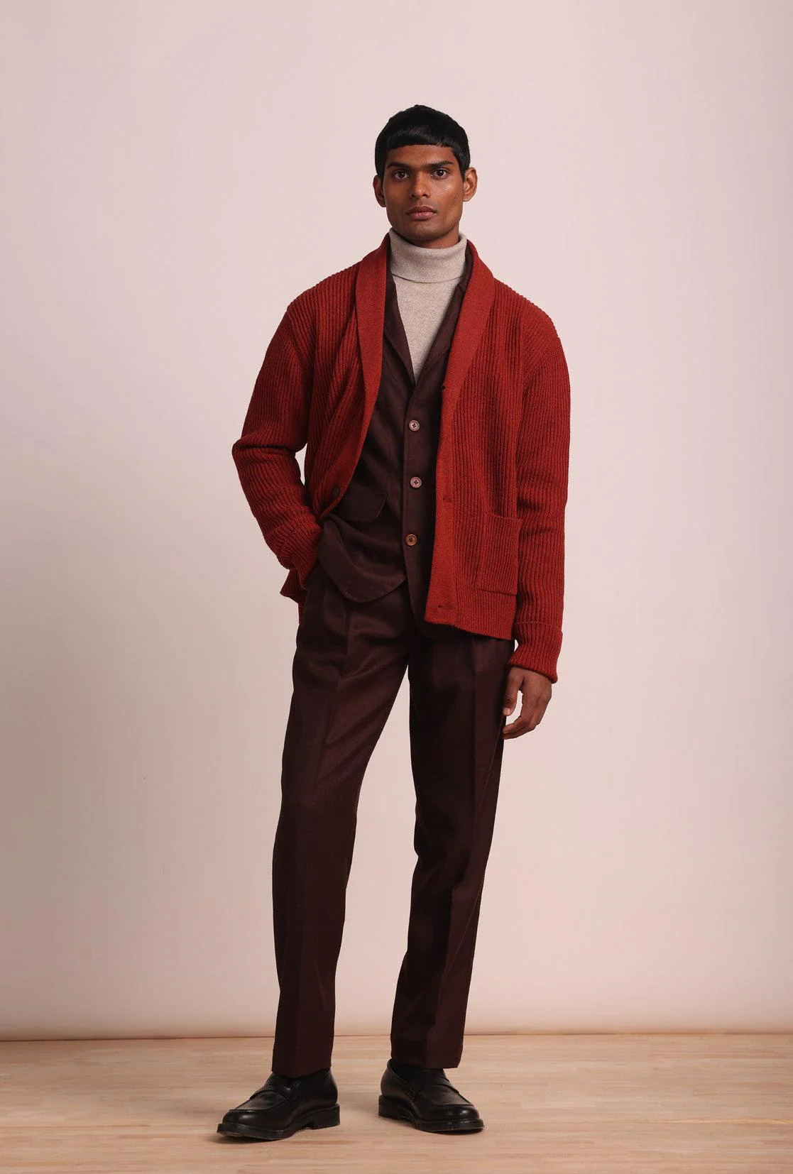 MONTGOMERY SHAWL COLLAR CARDIGAN - Image 9