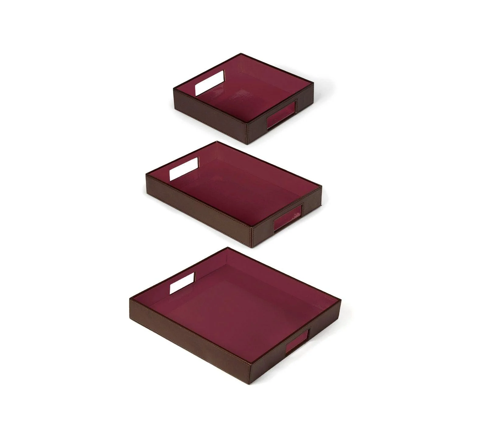 PATENT TRAY SET OF 3 - Image 2