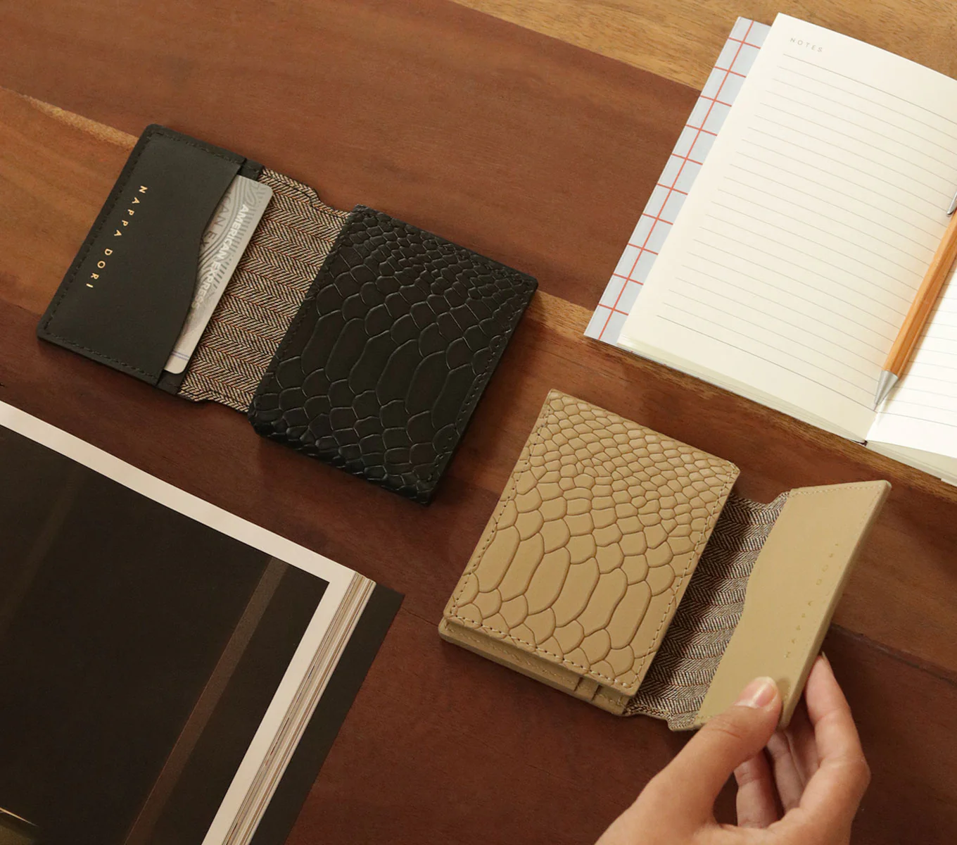 QUINN FOLD CROC WALLET - Image 13