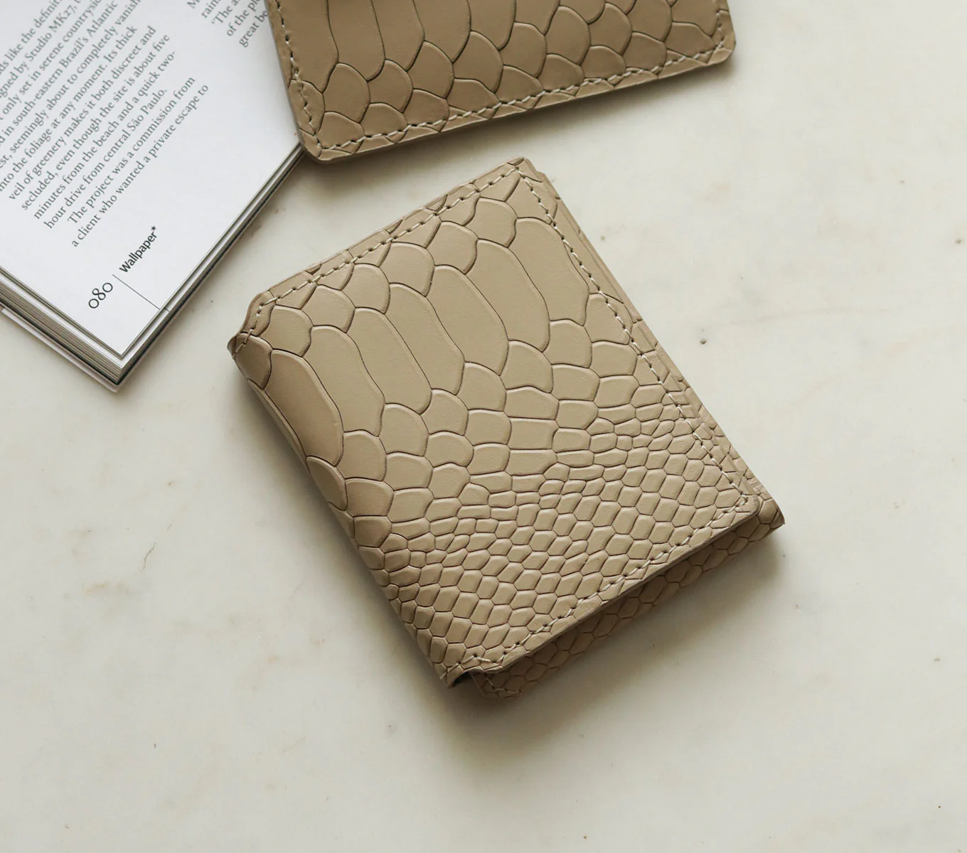 QUINN FOLD CROC WALLET - Image 3
