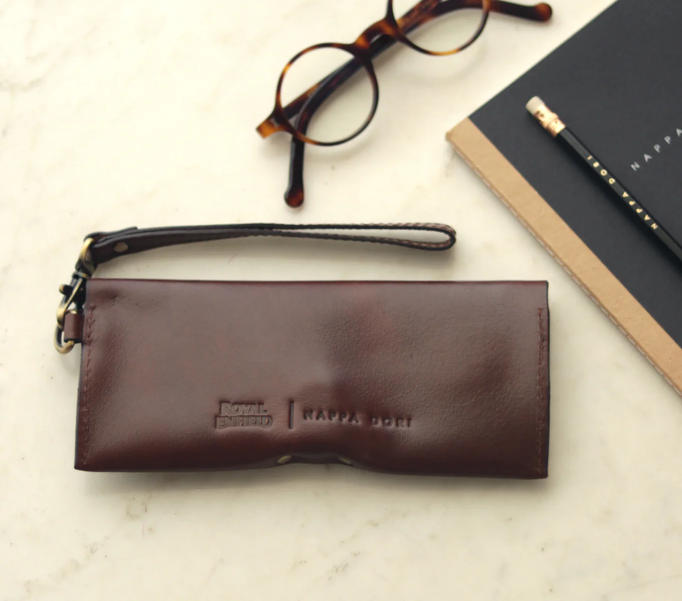 SUNGLASS CASE - BROWN - Image 2