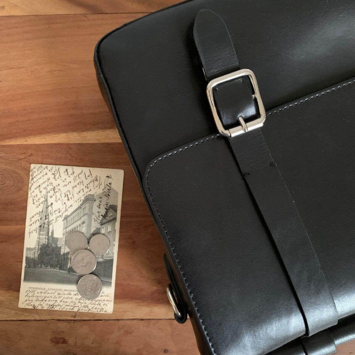VINTAGE ATTACHE LAPTOP BAG 15 INCH - Image 3