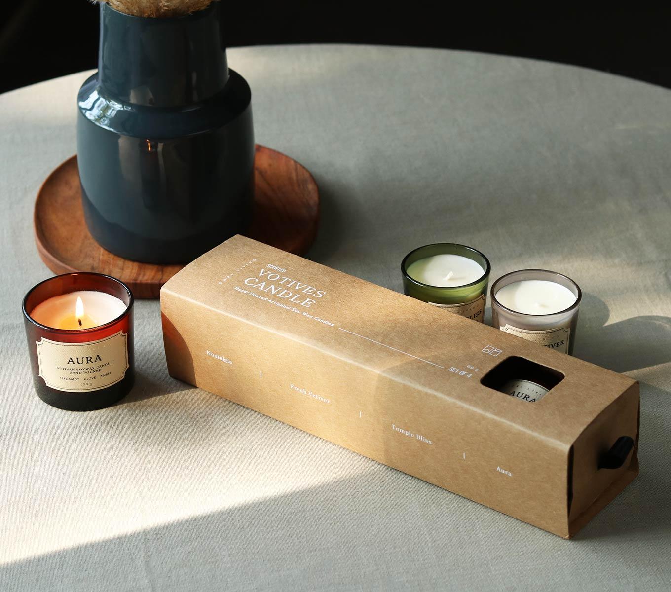 VOTIVE CANDLES - SET OF 4 - Image 7