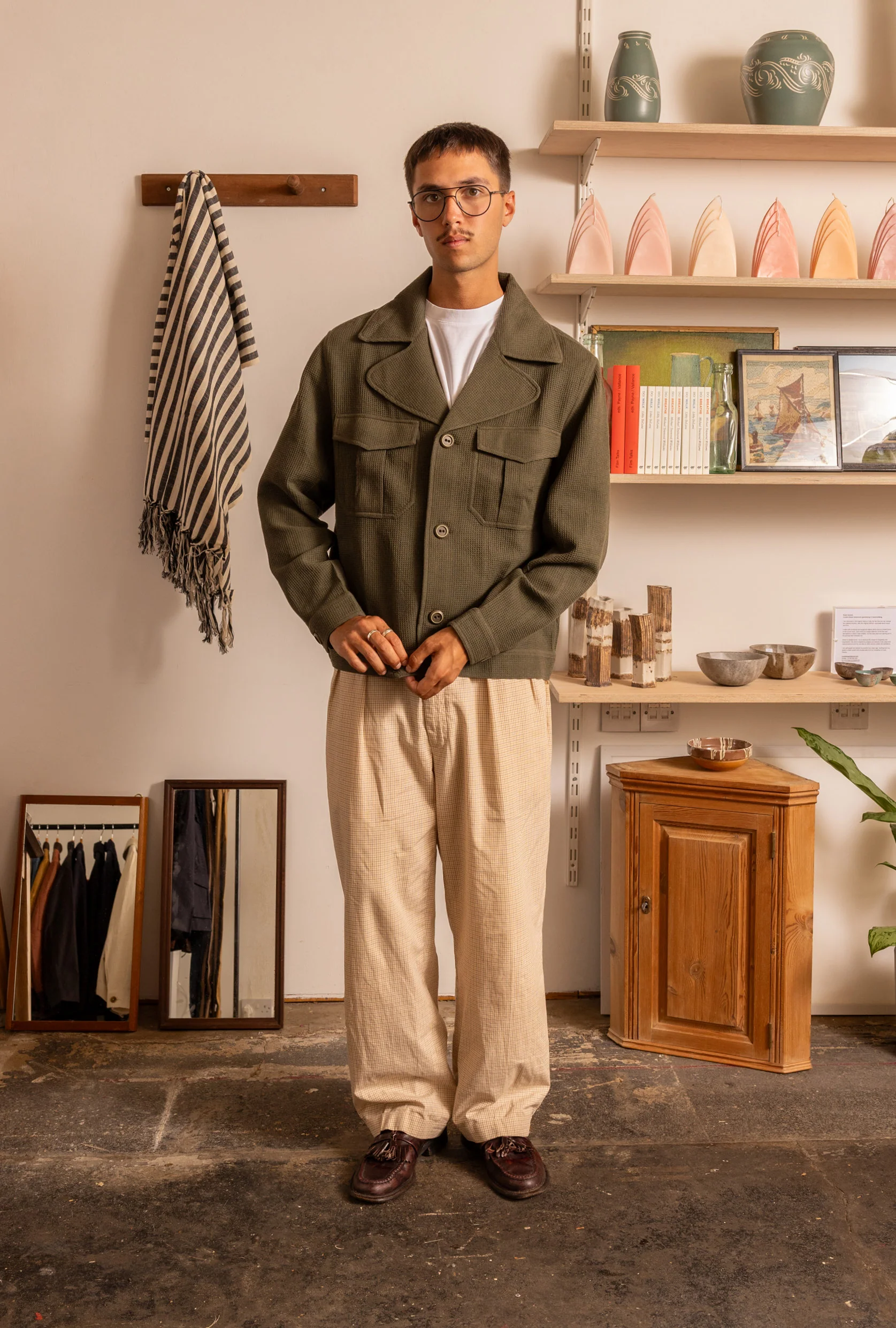 WAFFLE WEAVE JACKET - Image 12