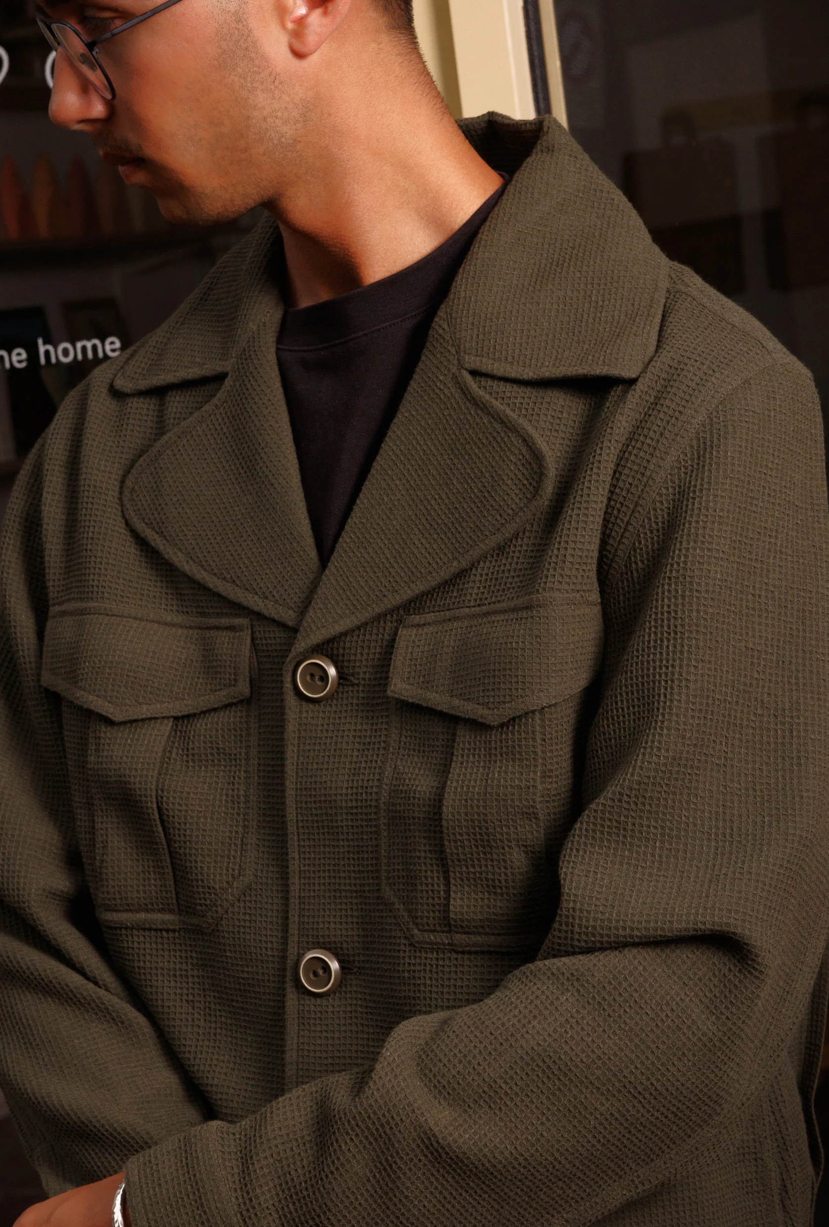 WAFFLE WEAVE JACKET - Image 13