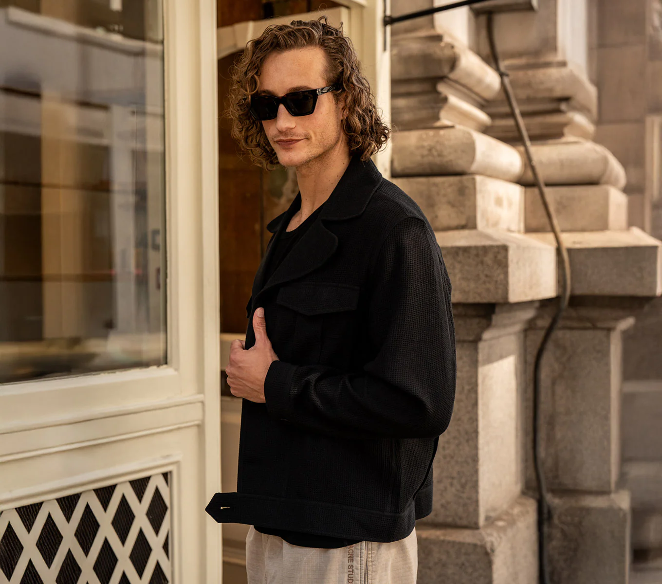 WAFFLE WEAVE JACKET - Image 18