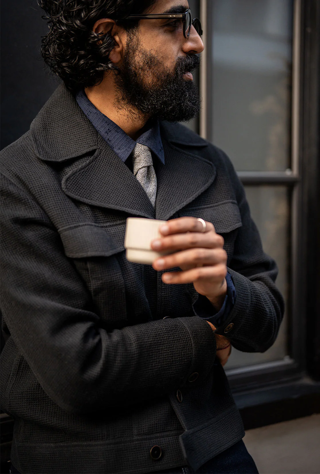 WAFFLE WEAVE JACKET - Image 20