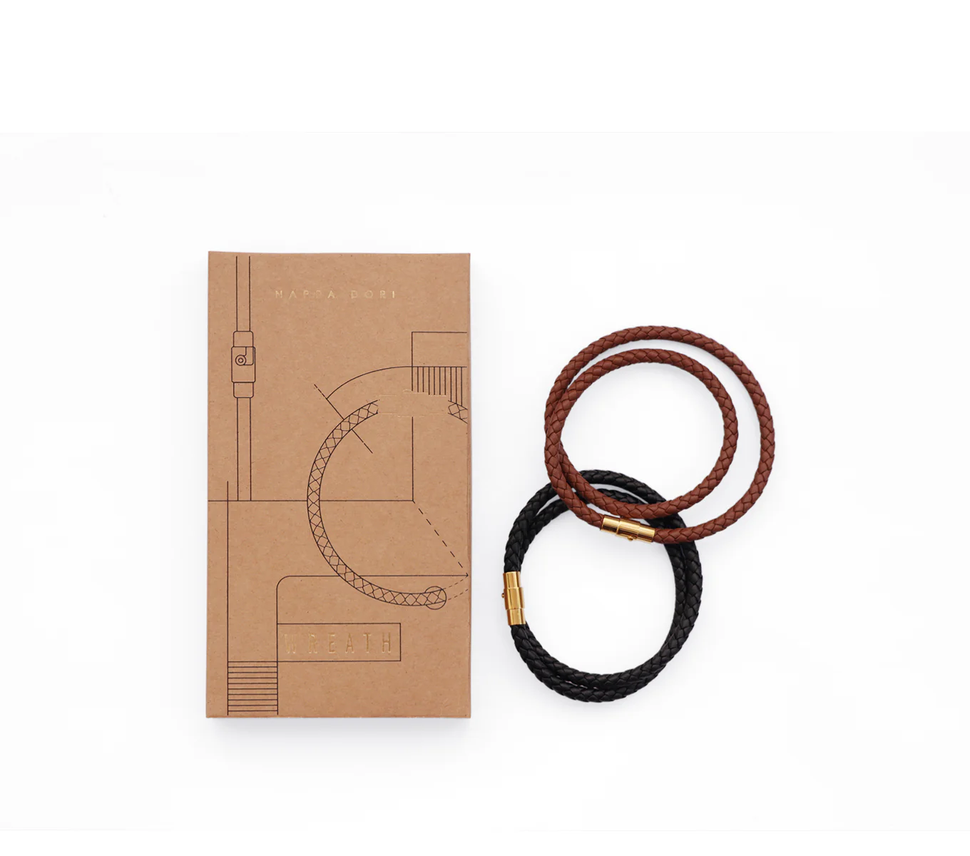 WREATH LEATHER WRISTBAND - Image 3