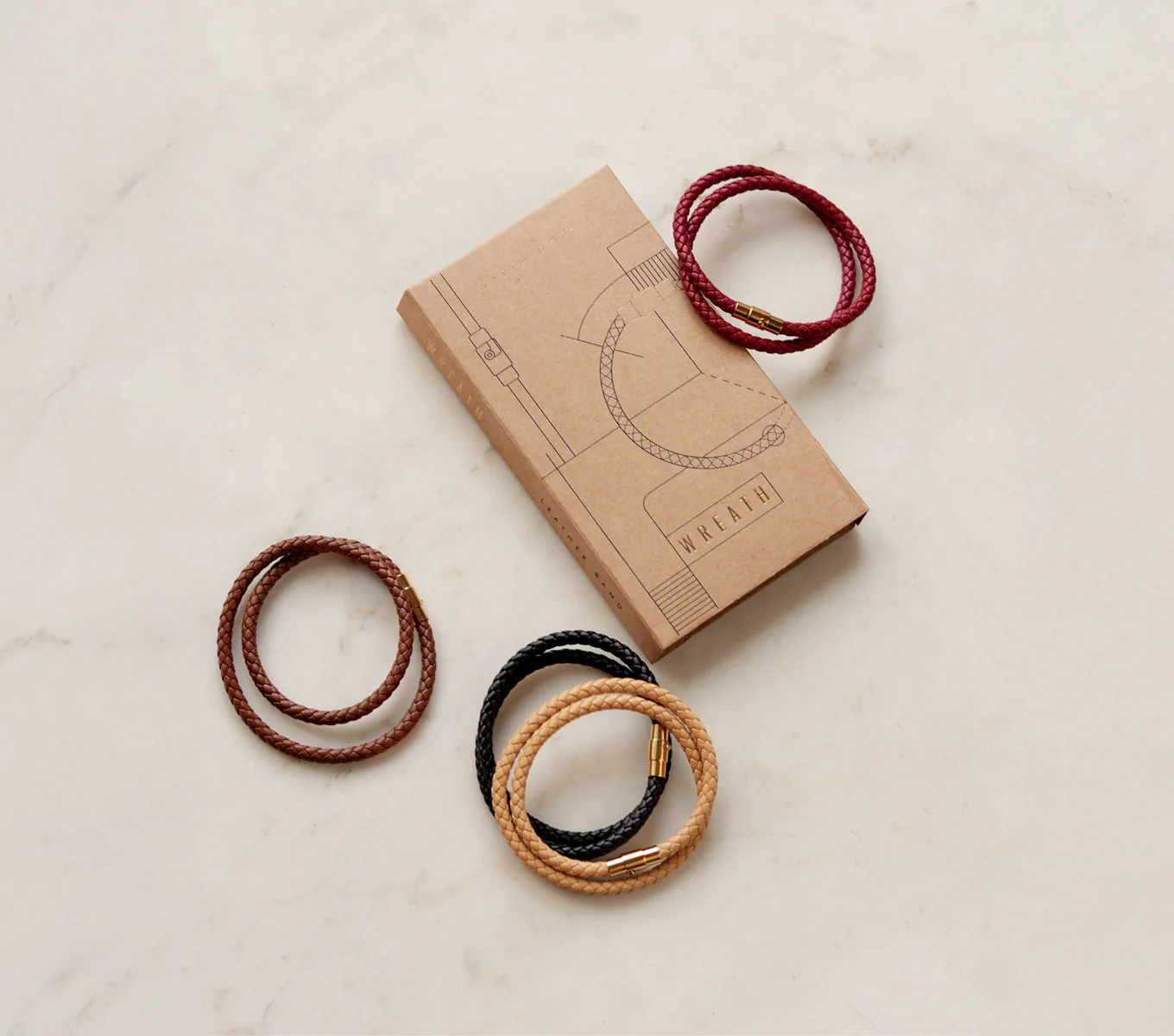 WREATH LEATHER WRISTBAND - Image 9